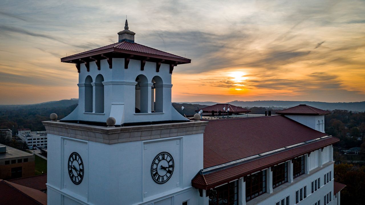 University Hall at Sunset
