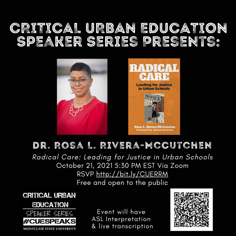 The Critical Urban Education Speaker Series At Montclair State