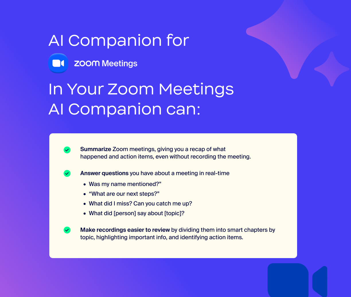 zoom AI companion information