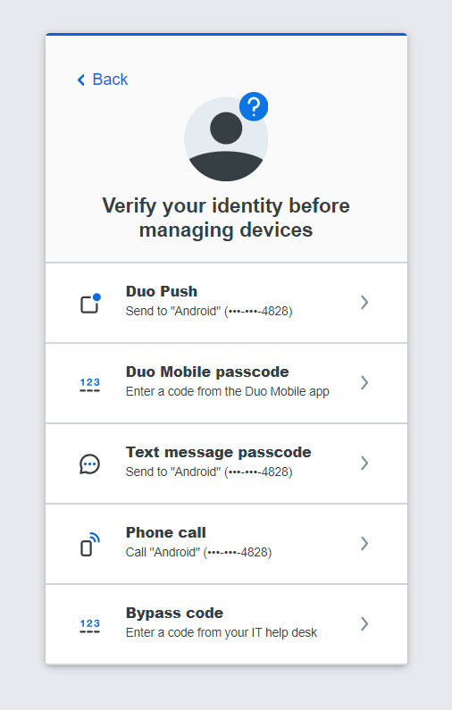 Duo identification verification