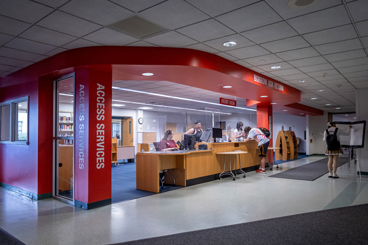 library front desk