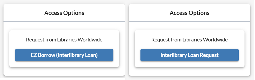 ezborrow and interlibrary loan buttons