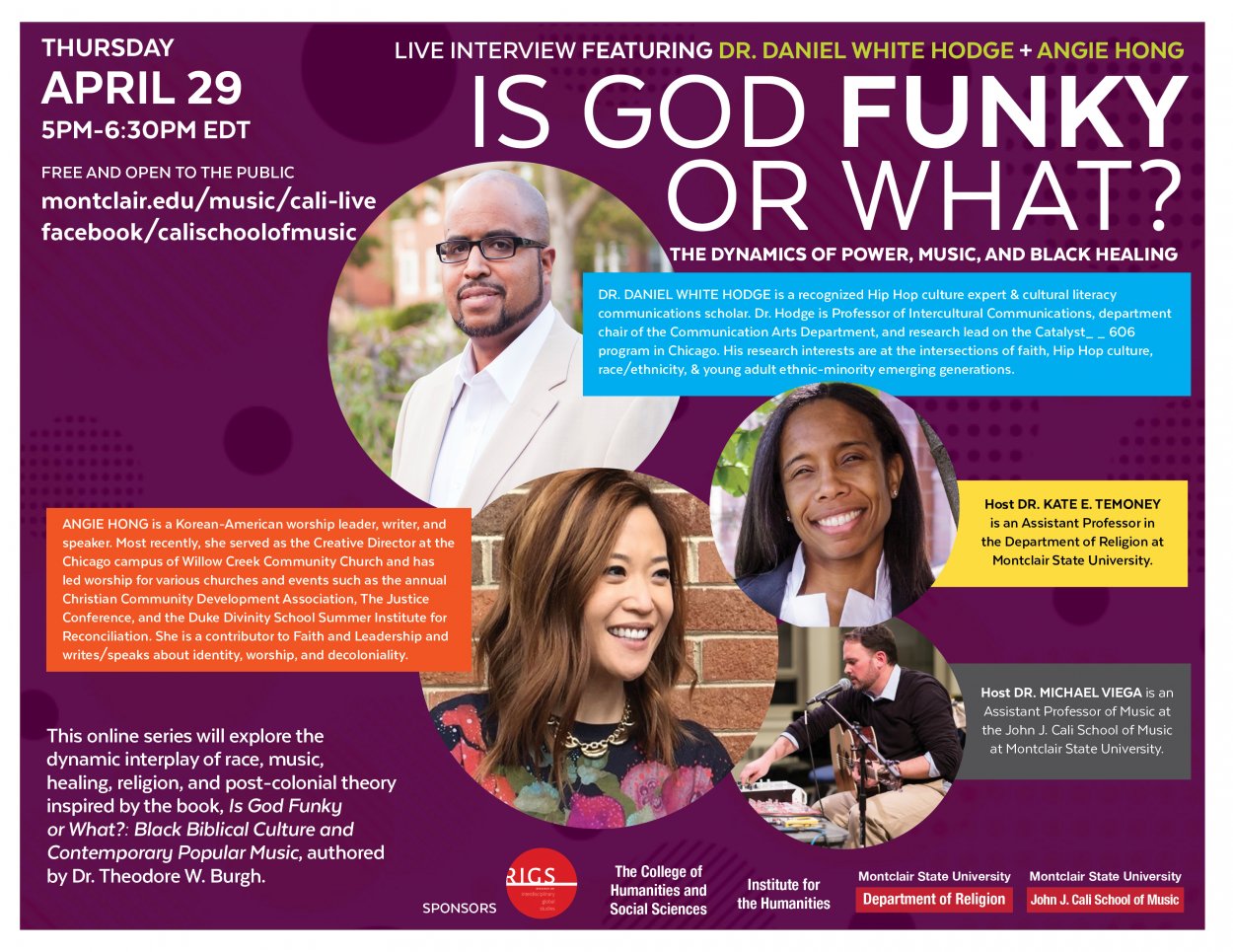 Is God Funky or What Part 4 : The Dynamics of Power, Music, and Black  Healing - University Calendar - Montclair State University