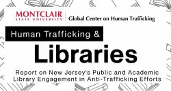 Human Trafficking and Libraries event title graphic