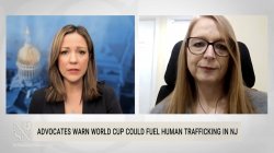 screengrab of video interview on NJ Spotlight News with faculty expert Daniela Peterka-Benton