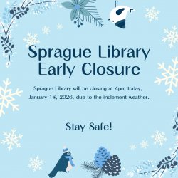 Early closure message for 4pm on january 18, 2026