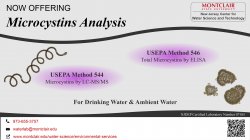 Microcystins Analysis using USEPA Method 544 and USEPA Method 546 for drinking and ambient water is now available