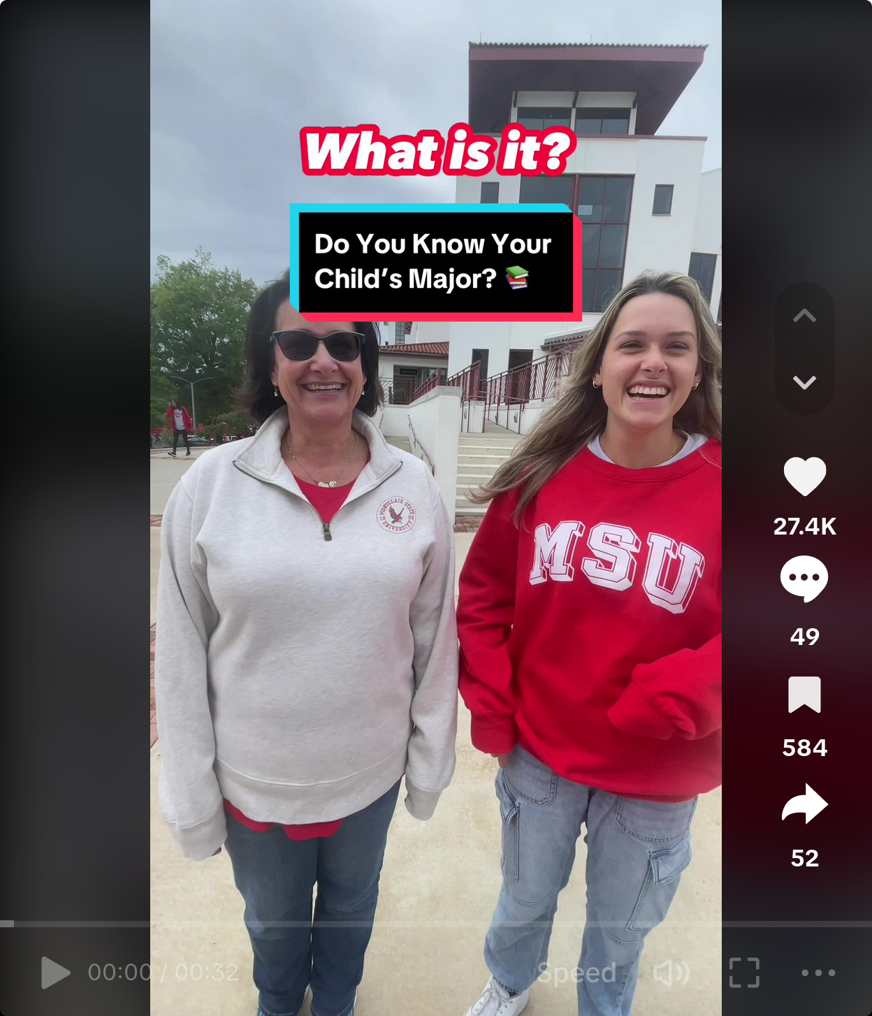 As the parents return to campus, we had to ask them something…#college #parentsoftiktok #collegestudents #collegemajors #montclairstateuniversity #newjersey