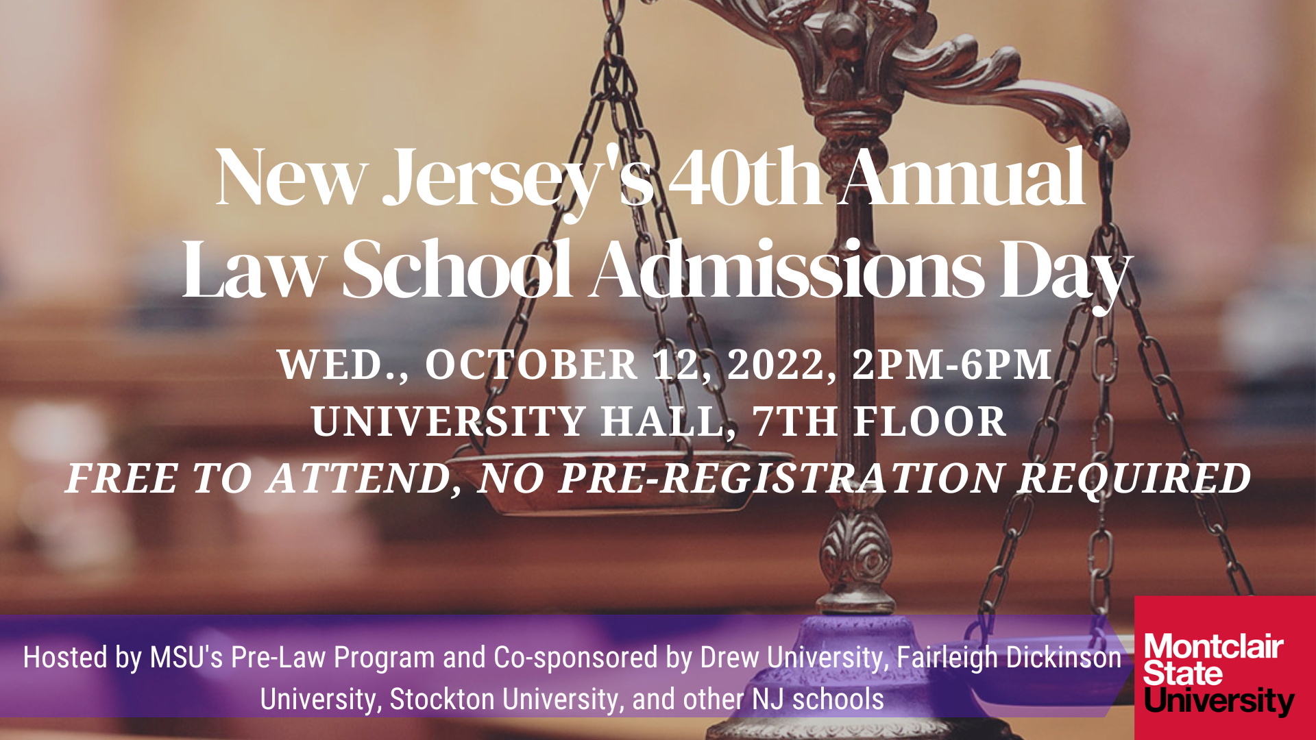 New Jersey's 40th Annual Law School Admissions Day University