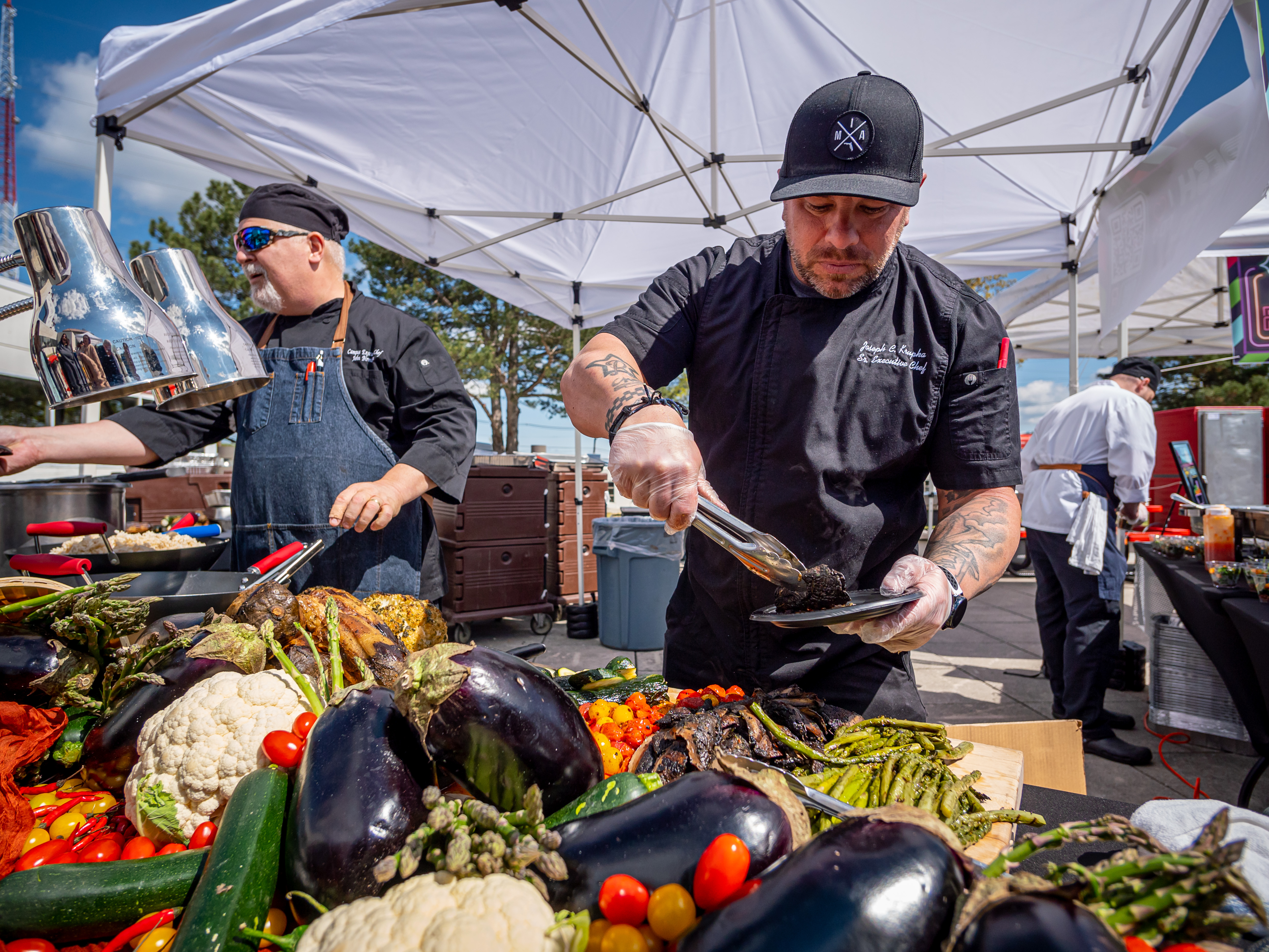 photo of food service by gourmet