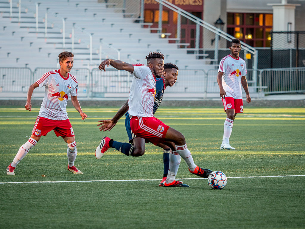 On the field, the Red Bulls II take on Bethlehem Steel in mid-summer action.