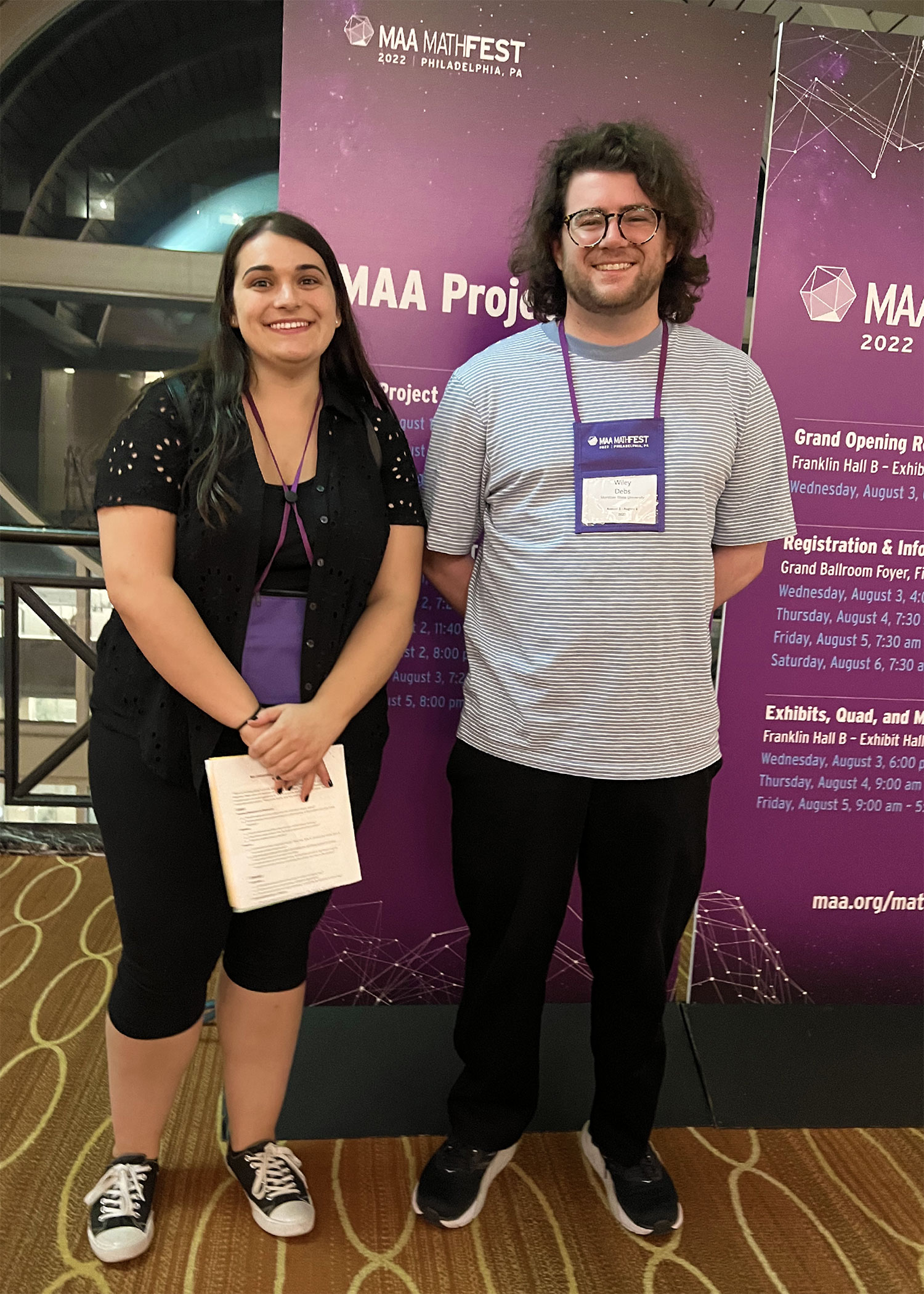 Students Awarded “Outstanding Poster” At National Meeting Mathematics