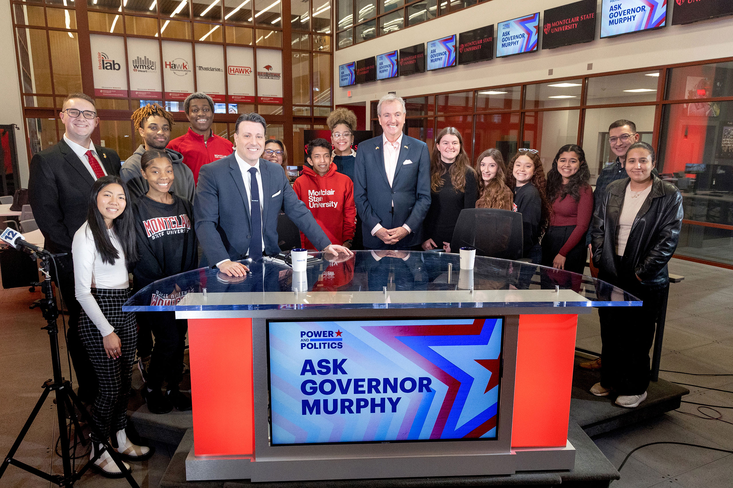 ‘Ask Governor Murphy’ Broadcasts Live From Campus Press Room