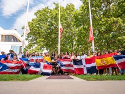 HHM Flag Raising Ceremony