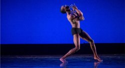 Dance alumnus Mark Willis ’14 performing his own work, “Save Me,” at the Kasser Theater in February 2014.