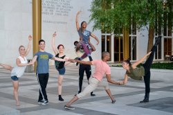 Montclair State dance majors showcased their skills at the Kennedy Center in Washington, D.C., during the National American College Dance Festival (ACDF) held June 5-7, 2014.