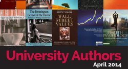 Feature image for University Authors Recognized for New Books and Media