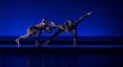 Dancers James Muller and Elly Bround perform in Richard Alston’s “Unfinished Business.”