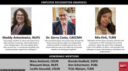 CEHS December 2021 Employee Recognition Award Recipients