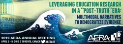 Graphic designed by the AERA to promote their 2019 conference