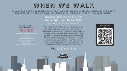 Flyer for the When We Walk screening