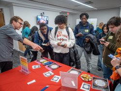 students at the launch of CHILL