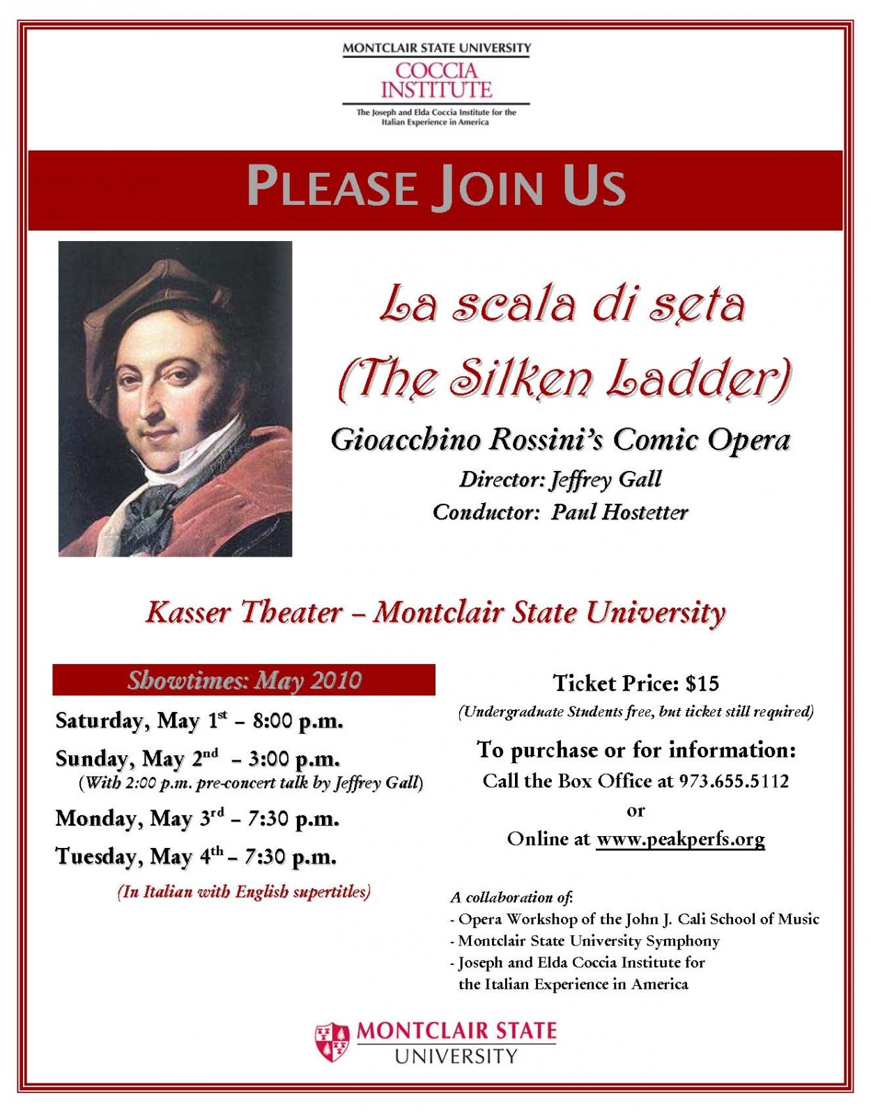 La Scala Di Seta The Silken Ladder Coccia Institute Montclair State University