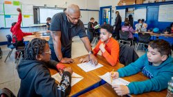 Newark Teacher Residency Program teacher in classroom