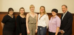 Feature image for English Students Inducted into Honor Society