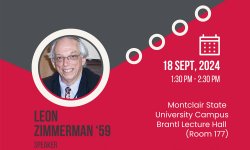 event flyer - Leon Zimmerman (speaker) Sept 18, 1:30-2:30 pm