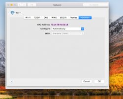 MAC wi-fi network setup step 2