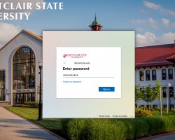 montclair login screen