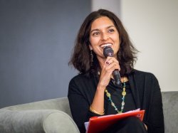 Feature image for Jhumpa Lahiri Inspires Near Capacity Audience at Montclair State