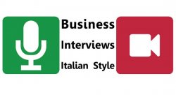 Feature image for Sept. 15, 2014: Business Italian Style: "The Business Video-Interview- Goals and Strategies"