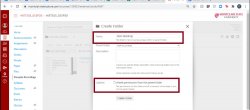 screeenshot Panopto sharing permissions creating a folder