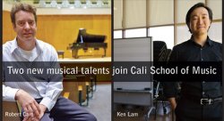 Feature image for Two Musical Talents Join the John J. Cali School of Music
