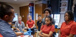 Students at Athletic Training Orientation