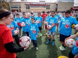 Photo of students at Special Olympics