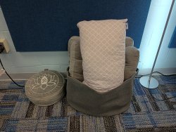 cushions in the sensory space