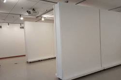 empty art displays