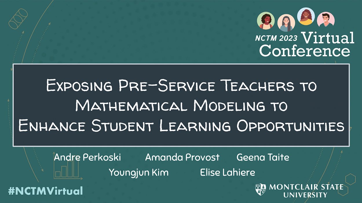 Modeling Group Presents Research At NCTM Conference Mathematics