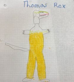 Thomas Rex drawing