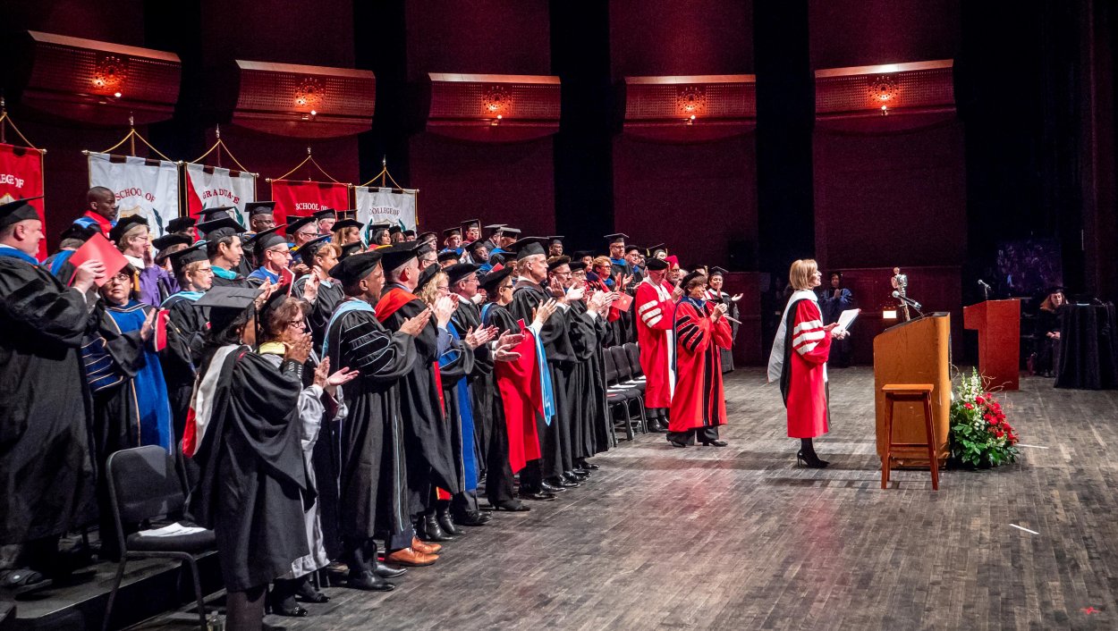 2019 Graduate School Commencement – Press Room - Montclair State University