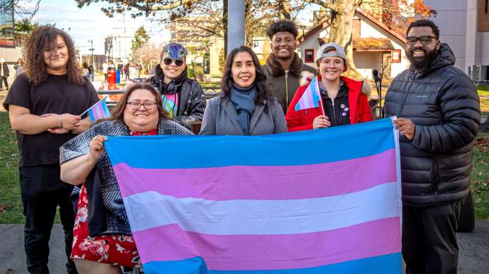 Trans Pride Flag Raising 2024 - Jersey City Cultural Affairs