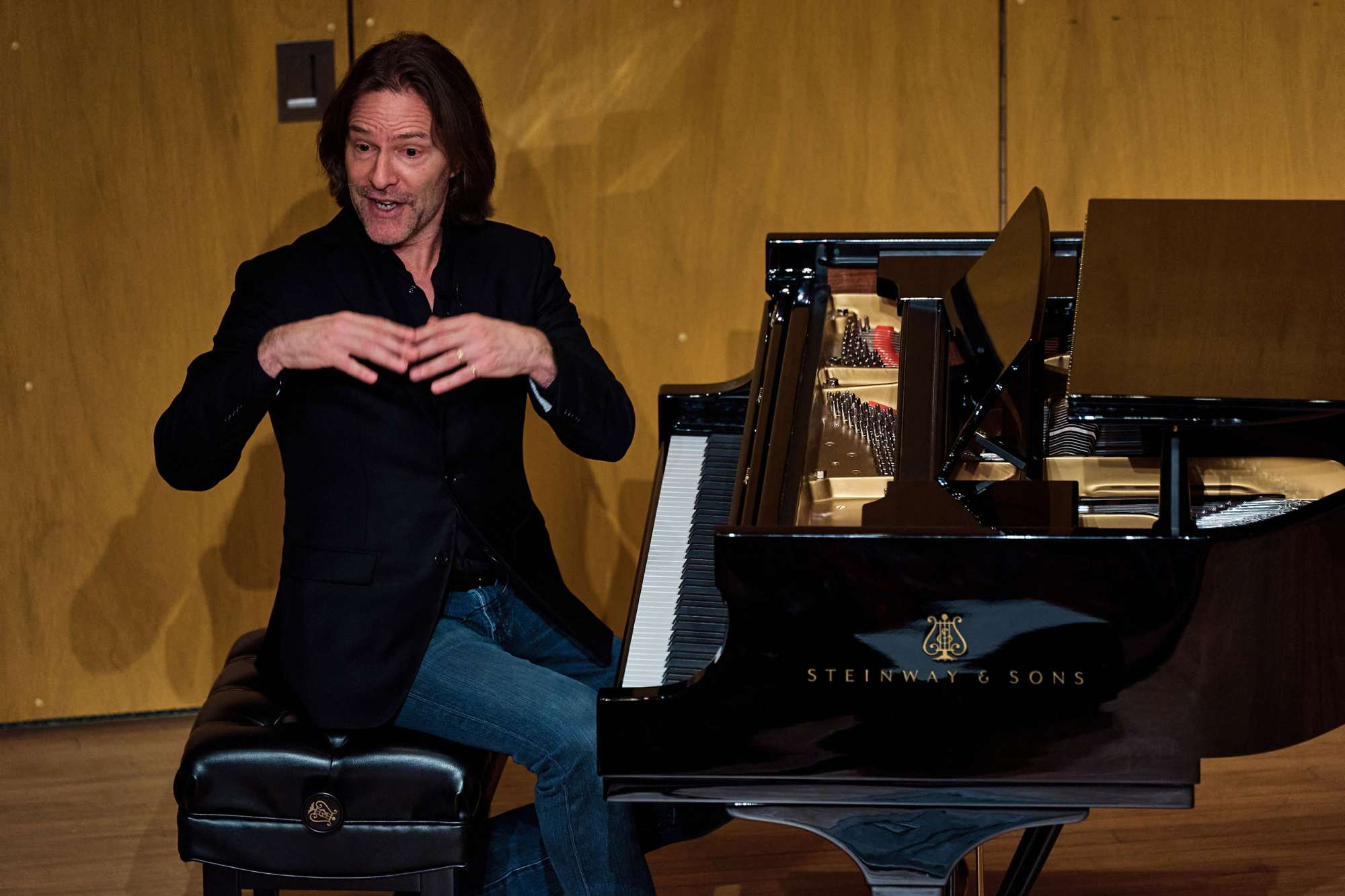 Eric Whitacre at the piano
