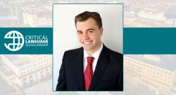 collage of Jacob Roby and campus photos