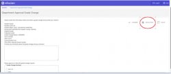 Screenshot of Ellucian deptartment grade change approval screen