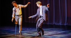 Tap dancing duo, Evan Ruggiero (left) and Devin Johnson wowing the audience at "An Evening for the Arts."