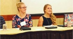 Communication Studies majors Brooke O'Donnell and Shannon Boyle won the Top Poster Award at the Eastern Communication Association (ECA) Undergraduate Scholars Conference in Baltimore, April 2016. Students of all majors are enjoying recognitions and awards.