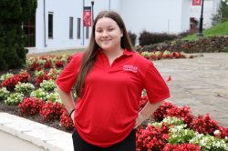 Information Desk Assistant Samantha Spencer